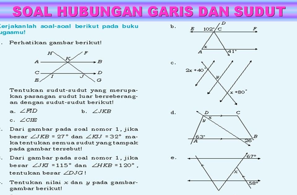 7 Rahasia Mudah Menjawab Soal Hubungan Antar Garis Kelas 4 SD Semester 2 Dengan Cepat