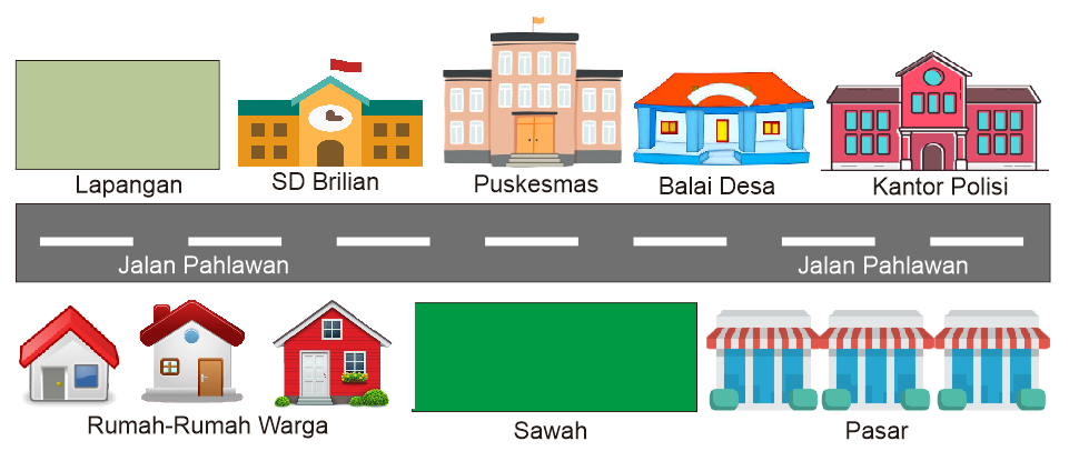 Detail Gambar Denah Jalan Koleksi Nomer 44 - Free Word Template