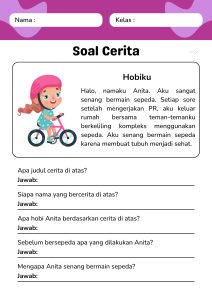 5 Trik Mudah Bikin Contoh Soal Cerita SD Kelas 3 yang Seru, Ternyata Begini Caranya
