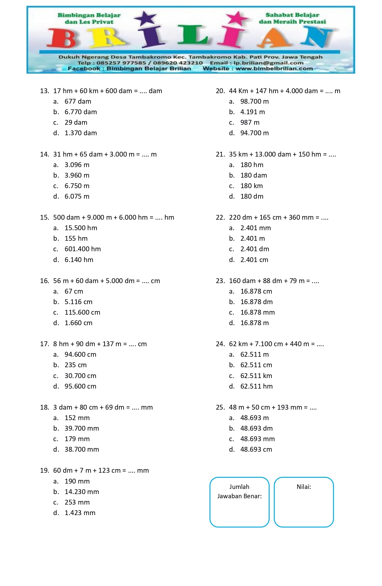 Mengenal Panjang Benda Belajar Seru dengan Contoh Soal untuk Kelas 1 SD