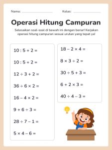 7 Contoh Soal Cerita tentang Operasi Hitung Campuran Kelas 3 SD yang Ternyata Seru Dipelajari