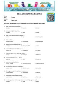 7 Lembar Kerja Siap Cetak Free Download Soal UKK PKN Kelas 3 SD Tahun 2026, Wajib Coba!