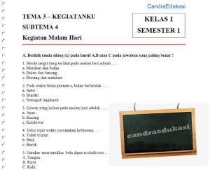 Akhirnya Tersedia Free Soal Soal Tematik Kelas 1 Tema 3 Pdf Lengkap dengan 3 Fakta Penting Sebelum Download