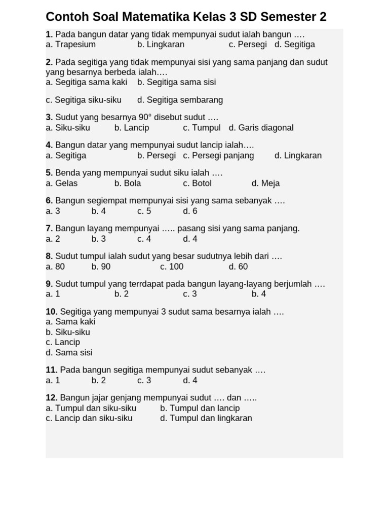Free Download Soal Semester 2 Kelas 3 SD Siap Cetak, Ternyata Ini 7 Rahasia Lembar Kerja Siswa Terbaik