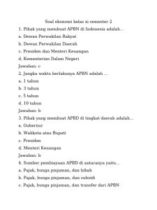 7 Fakta Ternyata Contoh Soal APBN dan APBD Kelas 11 Semester 2 Ini Kunci Lolos Tryout UJIKOM
