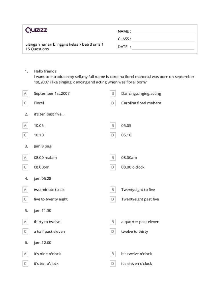 7 Rahasia Latihan Soal Bab 3 B Inggris Kelas 7 Brainly yang Kamu Kuasai Sebelum Ujian
