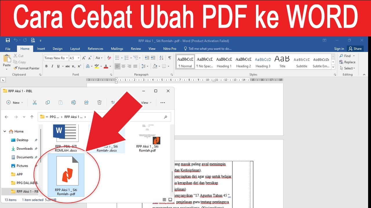 Terbukti 5 Langkah Mudah cara ubah wpdf ke word Sebelum Terlambat