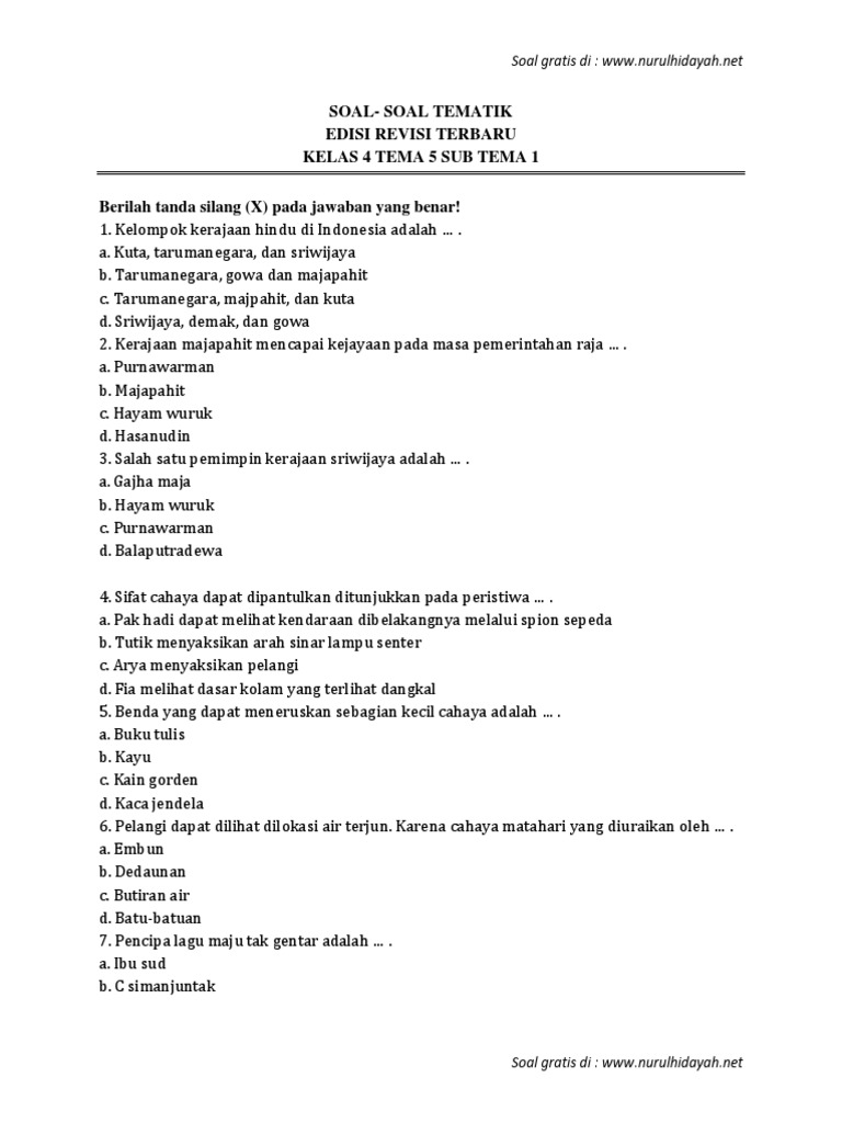 Rahasia Juara Indonesia di ASEAN Cup 2026 dan Materi Soal Kelas 4 SD Tema 5 Sub Tema 1 Rahasia Juara Indonesia di ASEAN Cup 2026 dan Materi Soal Kelas 4 SD Tema 5 Sub Tema 1