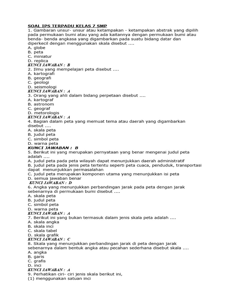 Rahasia Skor Tinggi Lewat Materi Soal dan Pembahasan IPS Kelas 7 Semester 1 K2013 Terbaru Rahasia Skor Tinggi Lewat Materi Soal dan Pembahasan IPS Kelas 7 Semester 1 K2013 Terbaru